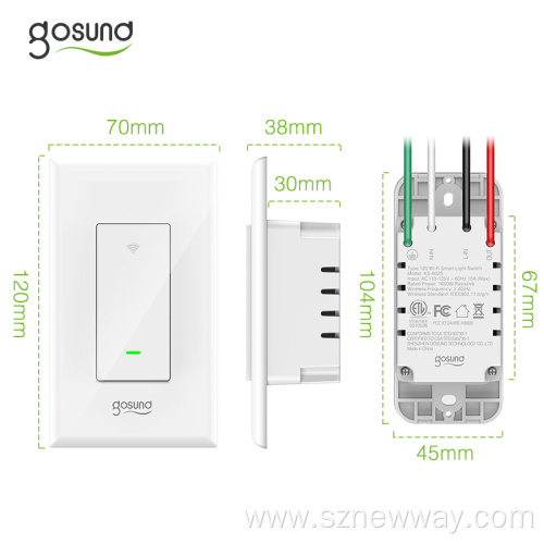 Xiaomi Youpin Gosund smart switch SW1